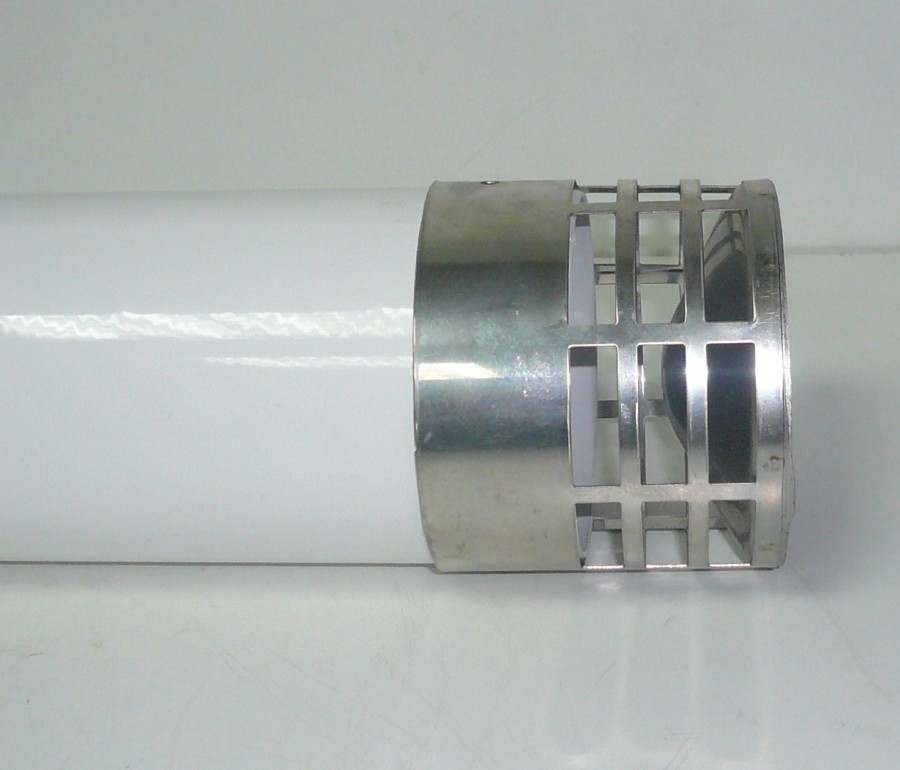 Deflector inoxidable evacuacin horizontal de 80 mm