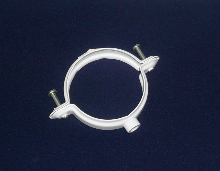 Abrazadera blanca de 127 mm