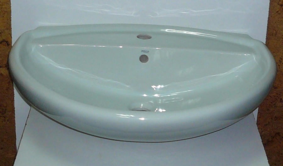 Lavabo Meridian 650 x 530 mm Verde Aguamar