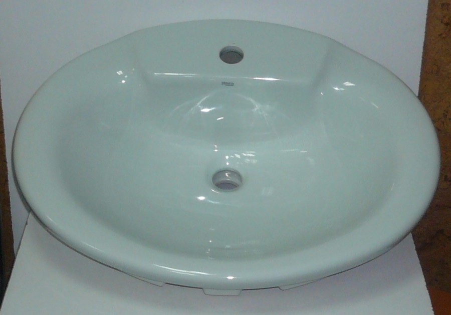 Lavabo Coral Verde Aguamar 560 x 480 mm
