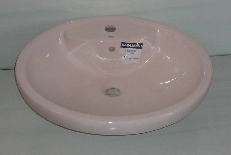 Lavabo de encimera Dama Senso Compacto Pergamn 580 x 485 mm