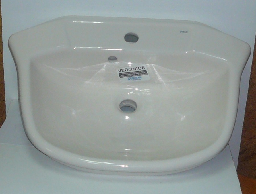 Lavabo Vernica encimera 635 x 475 mm Pergamon