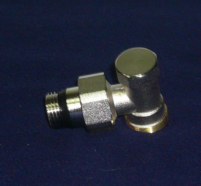 Detentor escuadra de 1/2 para tubo cobre, PB y multicapa. Compresión.
