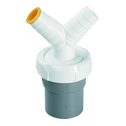 A-122 enlace pvc con doble toma de electrodomsticos de 40 mm