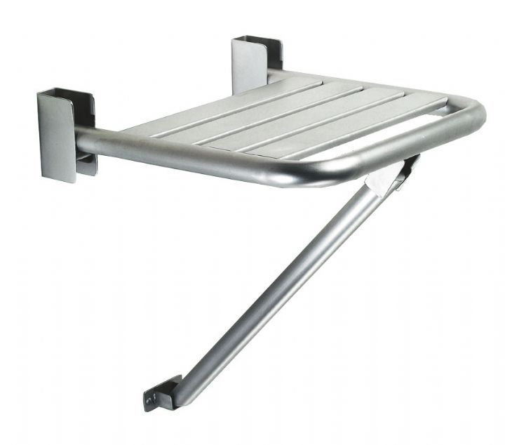 Asiento para ducha abatible inox satinado