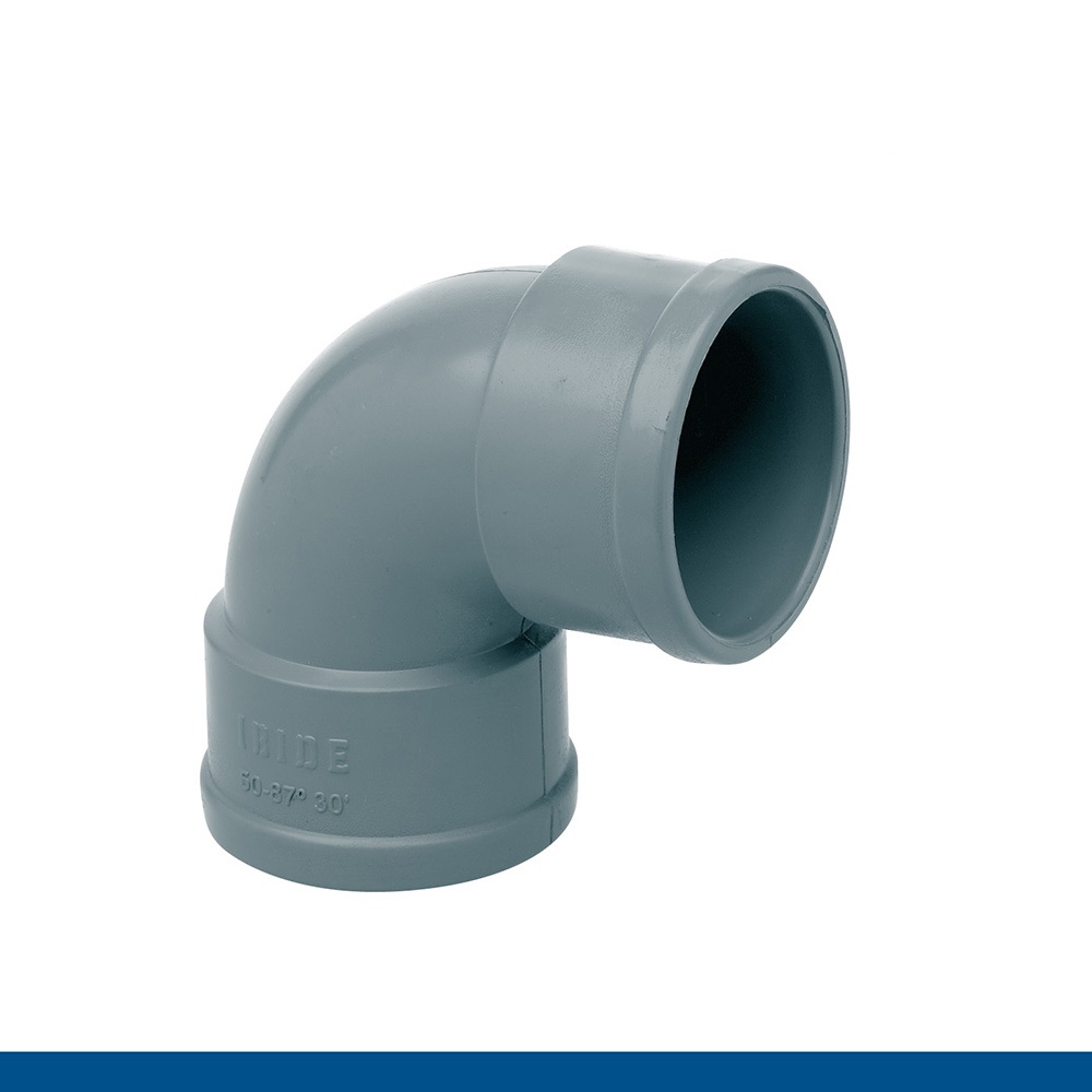 Codo PVC evacuaci�n hembra-hembra 110 x 87�