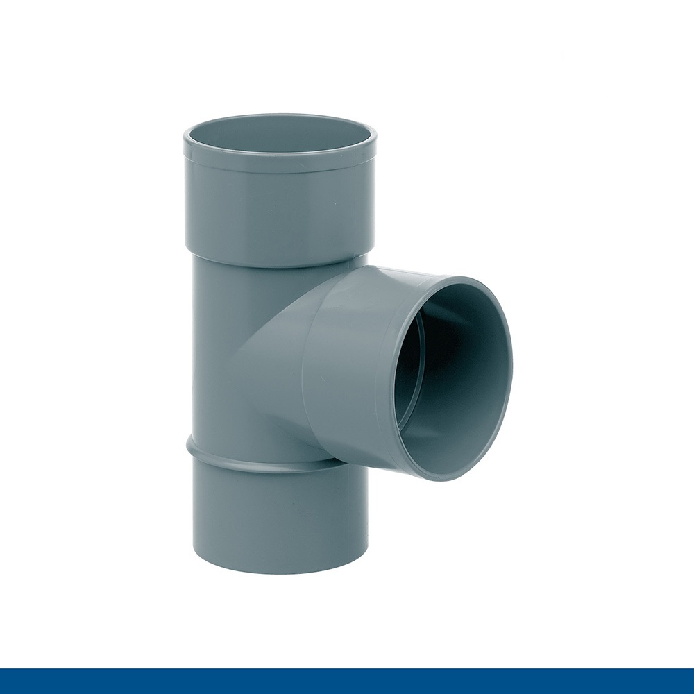 T� PVC evacuaci�n maho-hembra 90 x 87�