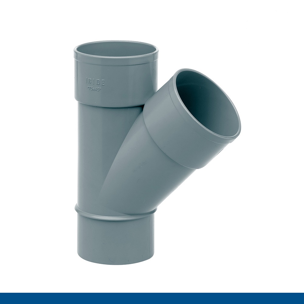 T� PVC evacuaci�n macho-hembra 160 x 45�