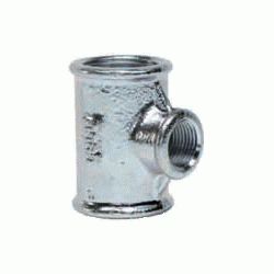 Fig. 130 R -- Te hembra galvanizada reducida 3'-21/2-3'