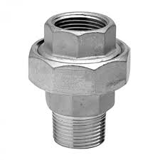 Fig. 341 -- Enlace 3 piezas macho - hembra galvanizado de 11/4