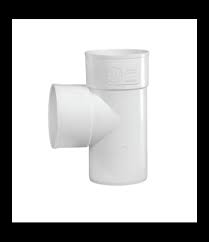 T� PVC evacuaci�n blanca macho-hembra 90 x 87�