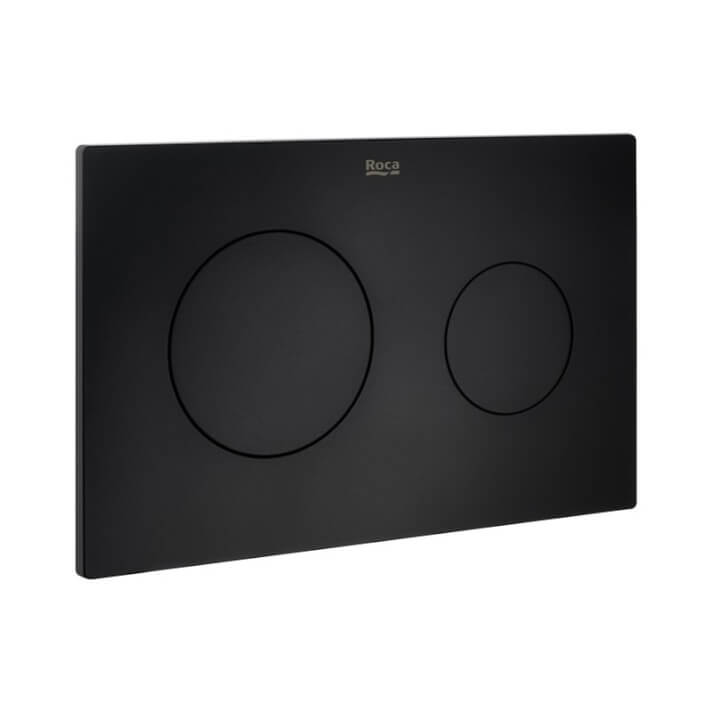 Placa PL10 Dual Negro Mate In Wall One Roca