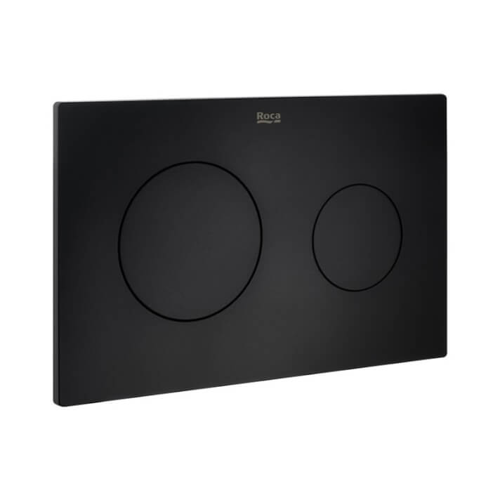 Placa PL10 Dual Negro Mate In Wall ONE ROCA