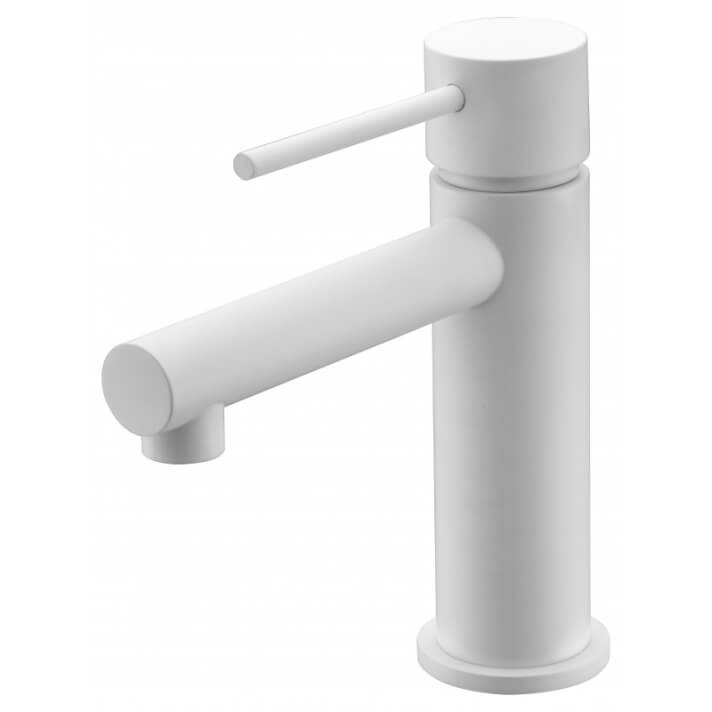 Grifo lavabo blanco mate Milos Stick IMEX