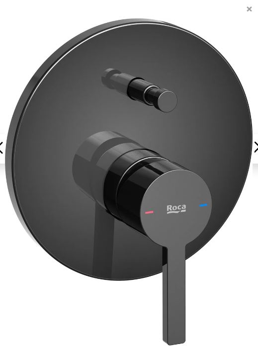 Mezclador Empotrable Bao-Ducha NAIA Negro Titanio (A5A0B96CN0) ROCA