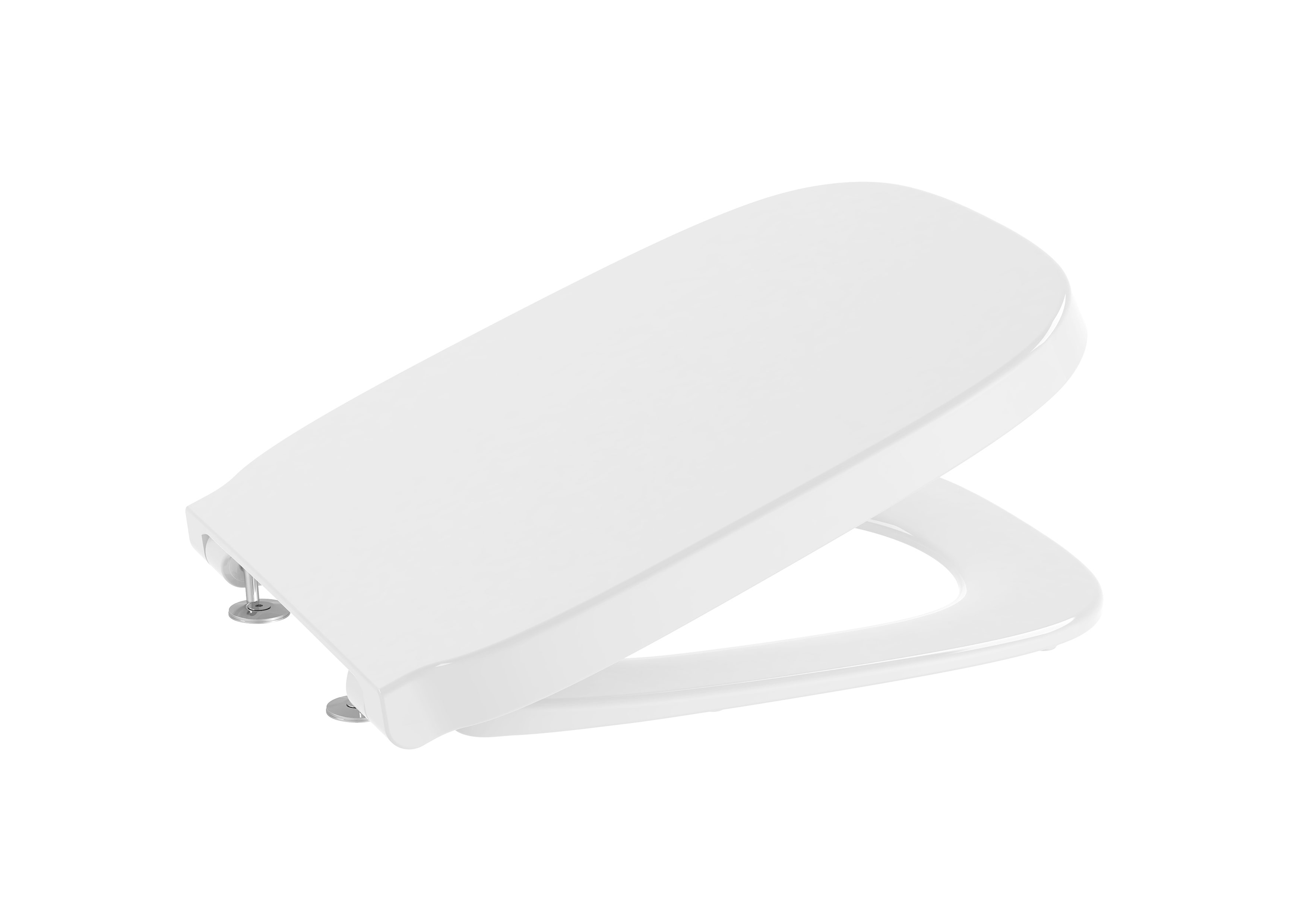 Asiento y tapa wc original DEBBA Square amortiguado blanco (A8019D200B) ROCA