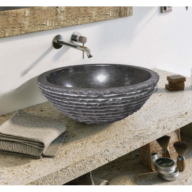 Lavabo marmol gris Abu