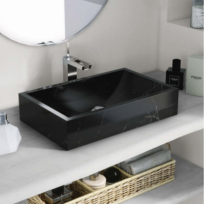 Lavabo marmol negro Dana