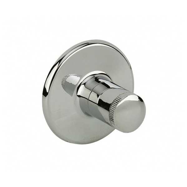 Mando oculto y plafn texas cromo metal empotrado