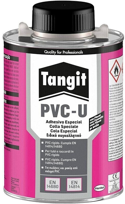 Adhesivo PVC Tangit de 1/2 kgr con pincel