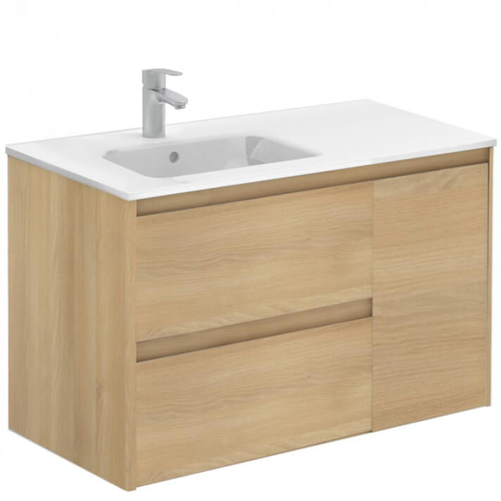 Mueble lavabo ALFA de 100 cm. (lavabo incluido)