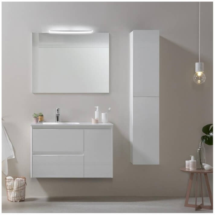 Conjunto de lavabo ALFA 90 cm. 