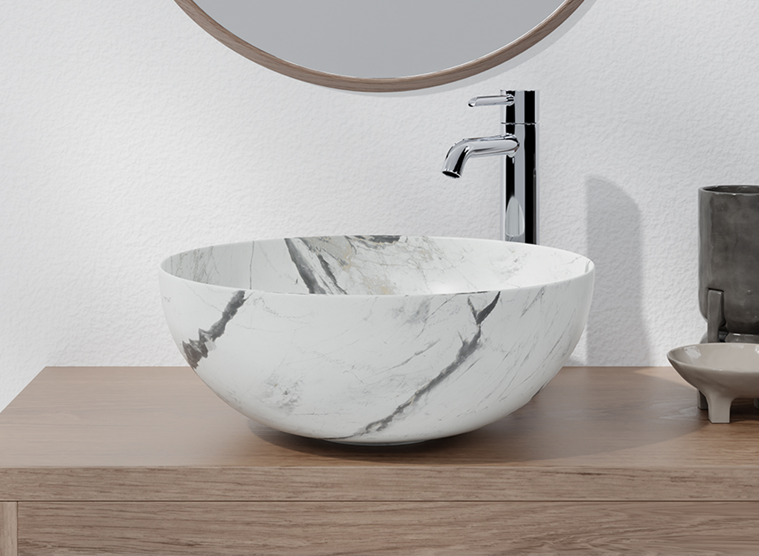 Lavabo porcelana Firenze blanco 