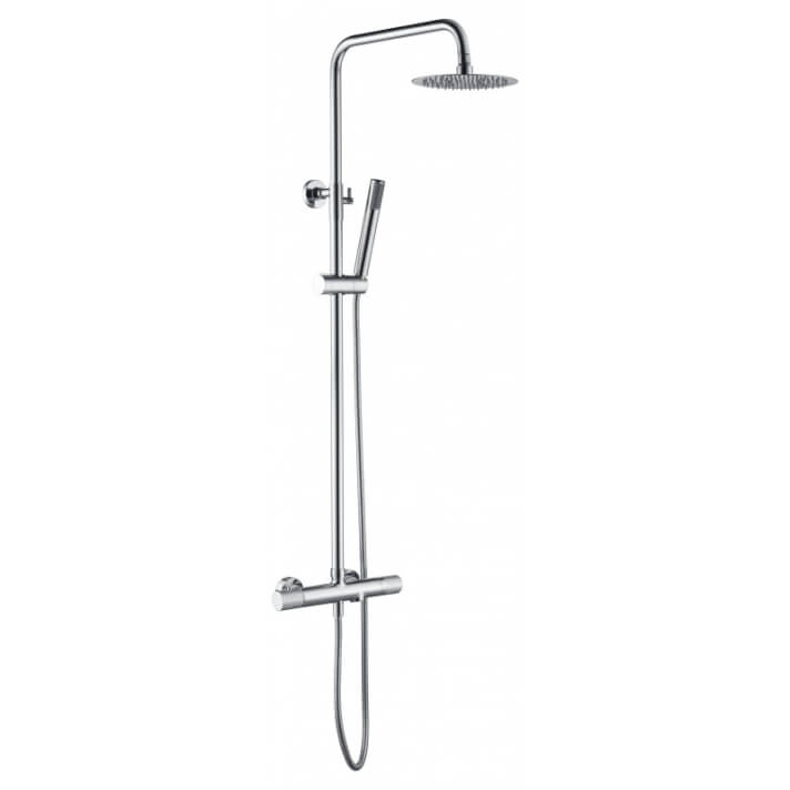 Columna de baera y ducha termosttica cromado Line IMEX