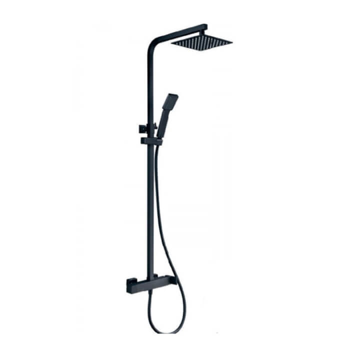 Columna de ducha negro mate Fiyi IMEX