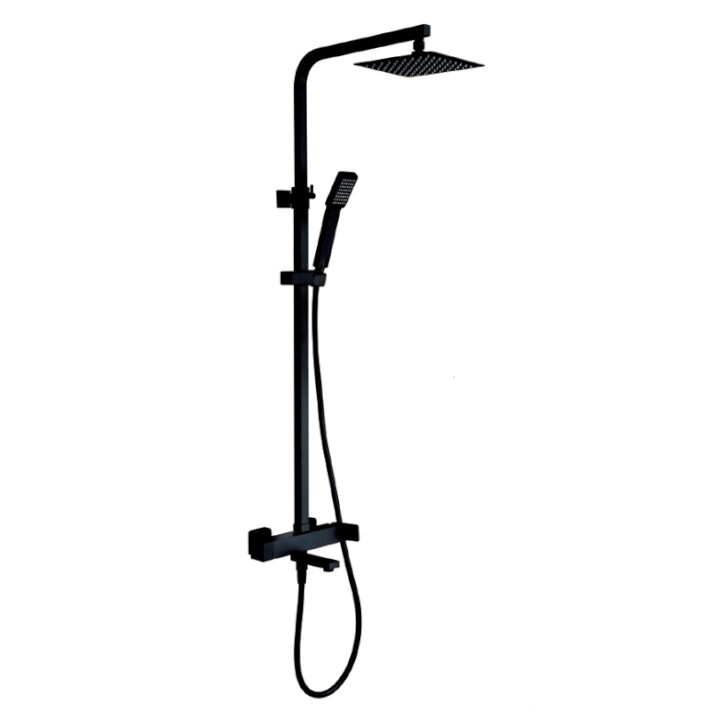 Columna de baera o ducha negro Fiyi IMEX