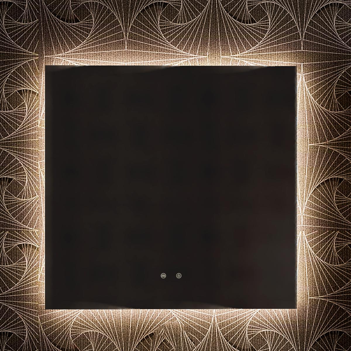 Espejo rectangular retroiluminado SUN Ancho 60 cm