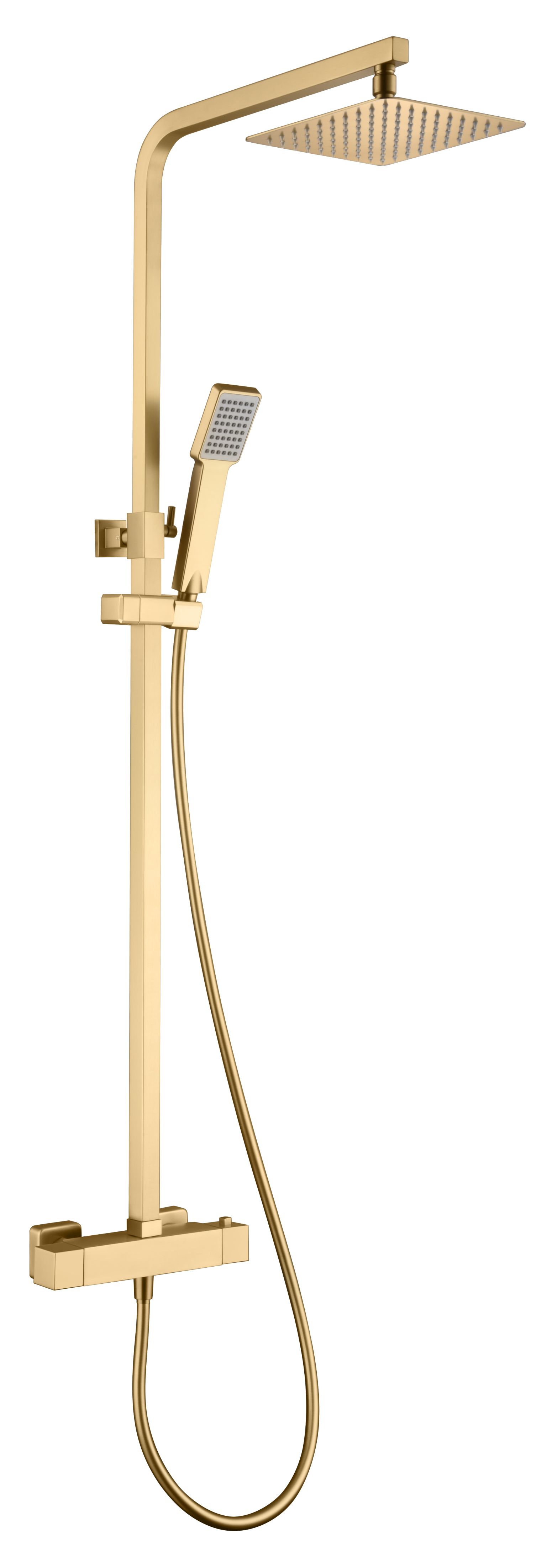 Columna ducha termosttico Vigo oro cepillado de IMEX
