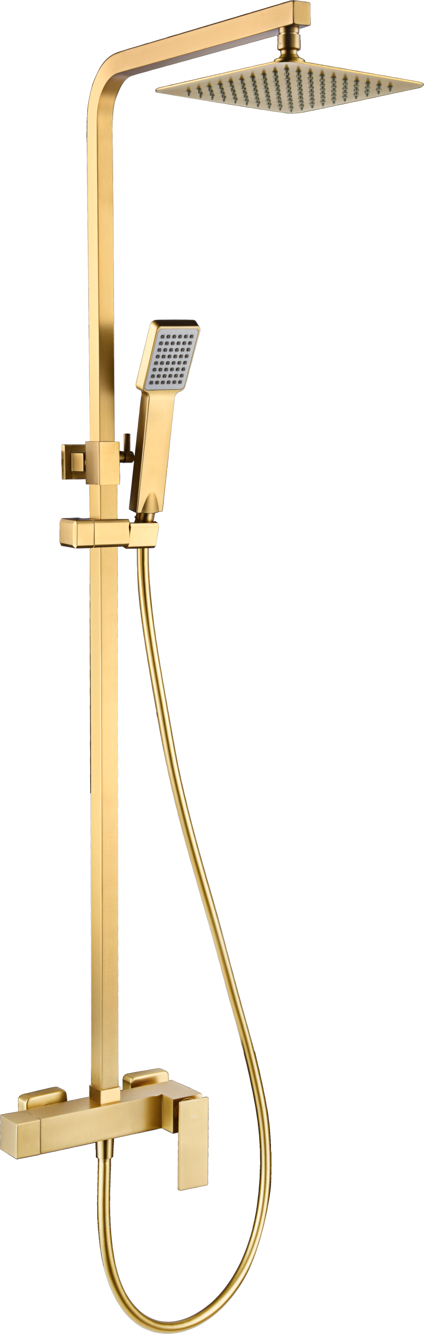 Columna de ducha oro cepillado Pisa IMEX