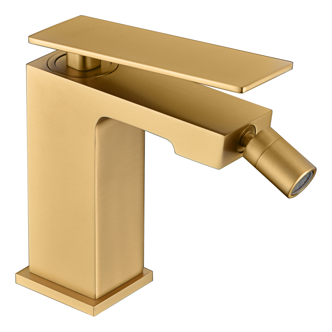Grifo monomando bid acabado oro cepillado Pisa IMEX