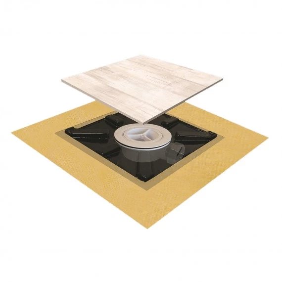 Kit SUMI LEVEL desage oculto 40X40 (sumidero+lmina) REVESTECH