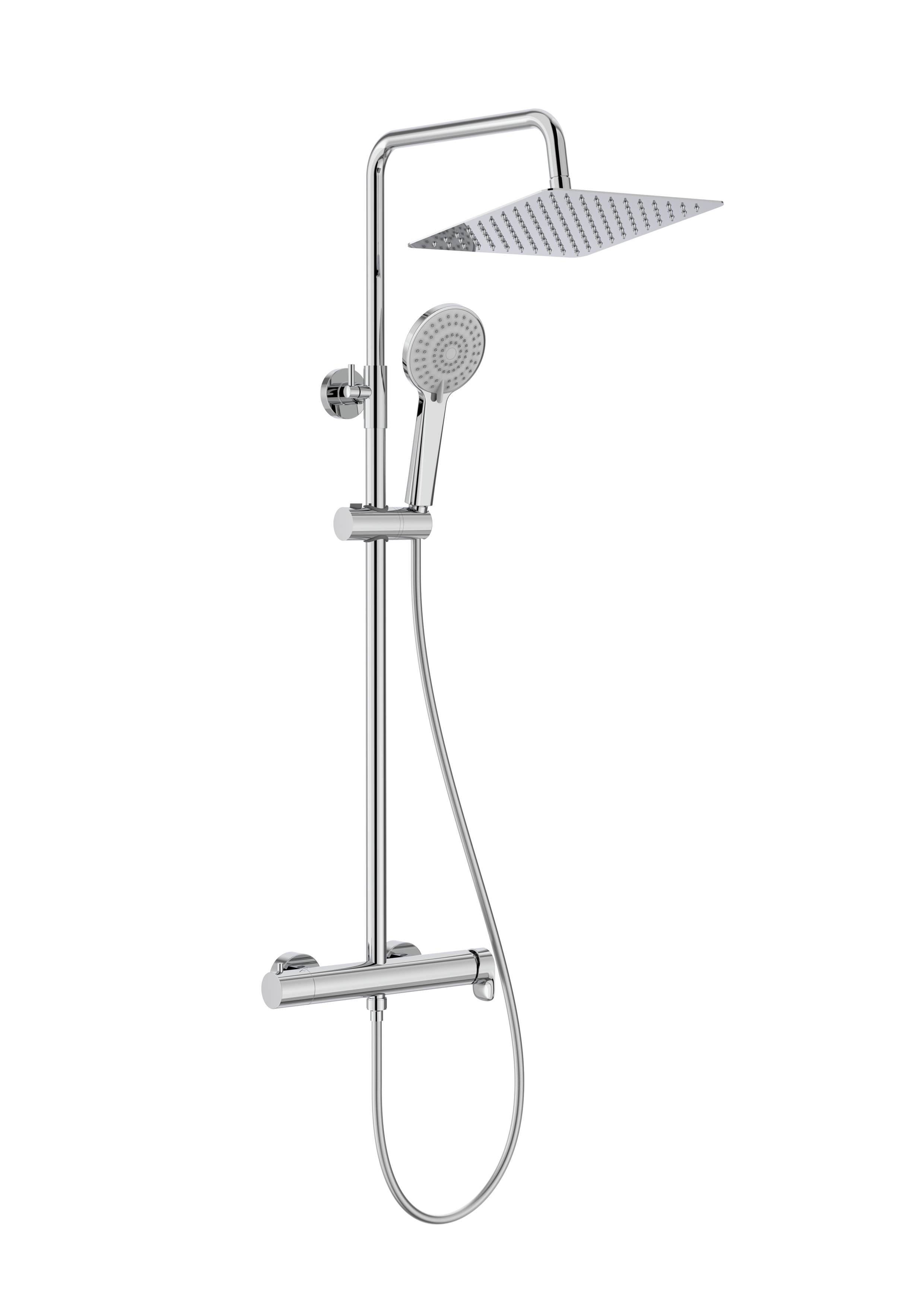 Columna ducha Vega Plus Square Cromo (A5A9C6EC00) ROCA