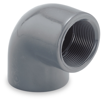 Codo mixto hembra PVC presin de 20 x 1/2