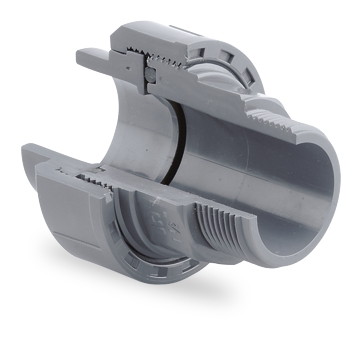 Enlace 3 piezas mixto macho PVC presin de 90 x 3