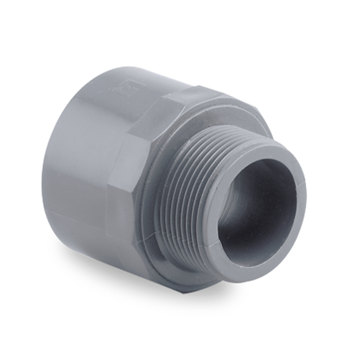 Terminal rosca macho PVC presin de 75 x 21/2